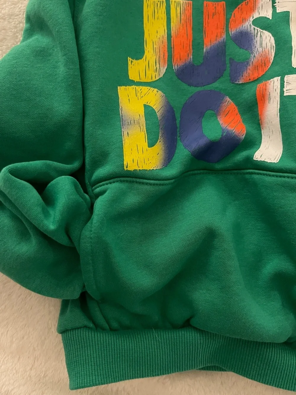Nike Green Hoodie and Sweatpants Set with JUST DO IT. Graphic